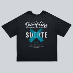 Playera X suerte Black